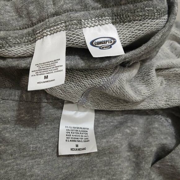 New york jets womens medium sweatshirt hoodie shorts set gray and green - Picture 7 of 7